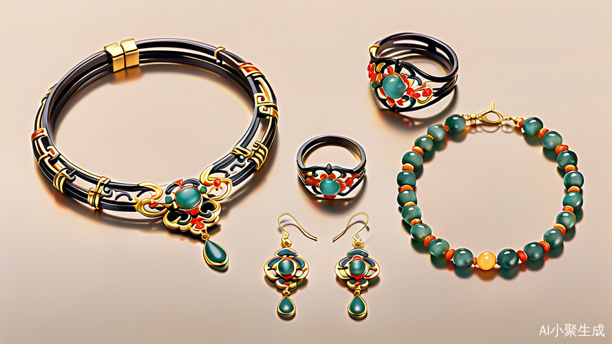 首饰设计新中式三套设计草稿