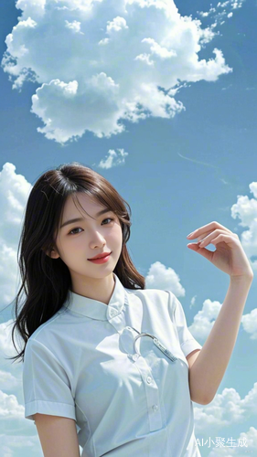护士节致敬中国白衣天使：微笑蓝天，白云温暖积极向上