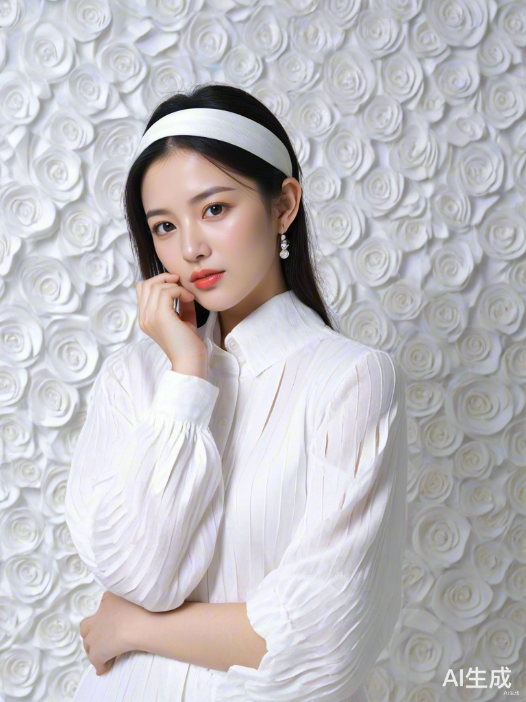 AVM设计y2k风格时尚背景白色