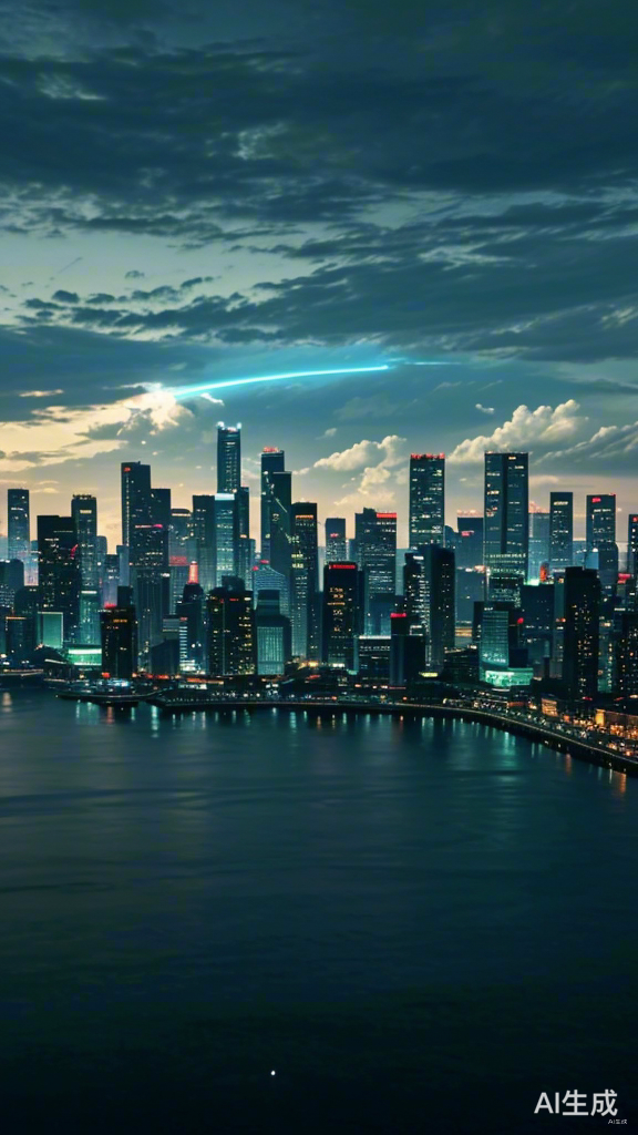 未来城市的复杂真实感与科幻效果