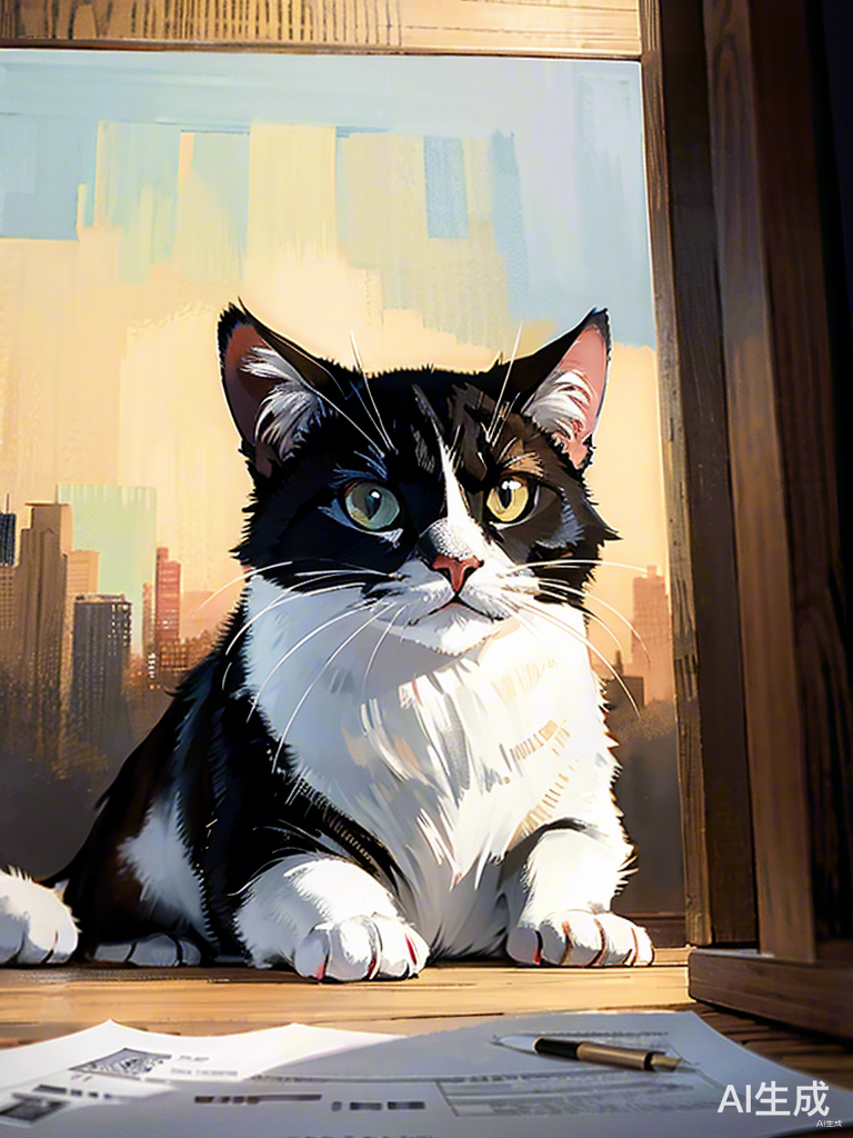 一张讽刺性的漫画