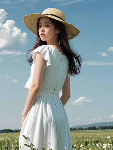 阳光下的田园女孩