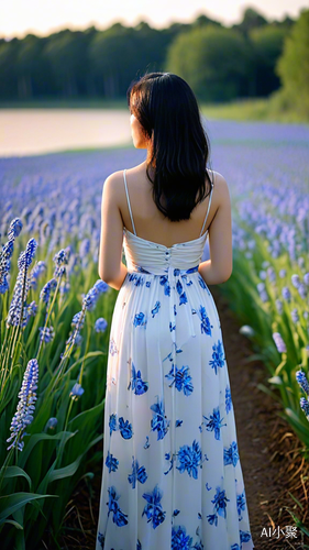 Sunny Day Beauty in White Dress