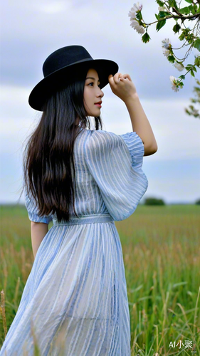 Sunny Day Beauty in White Dress