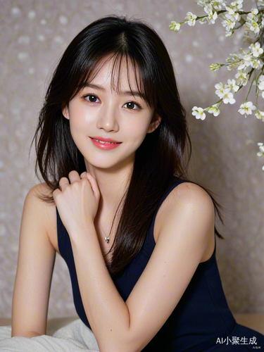 美少女自拍花海电影感