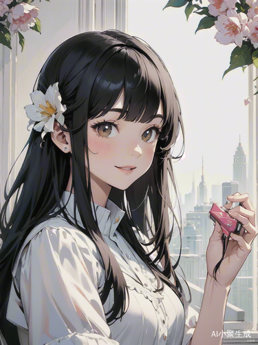美少女自拍花海电影感