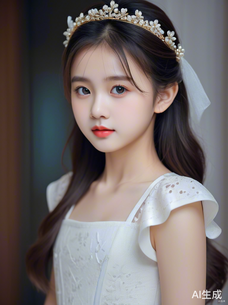 美丽的小女孩的动人故事