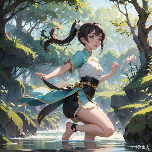 温馨环境中的可爱小猫九宫格动作