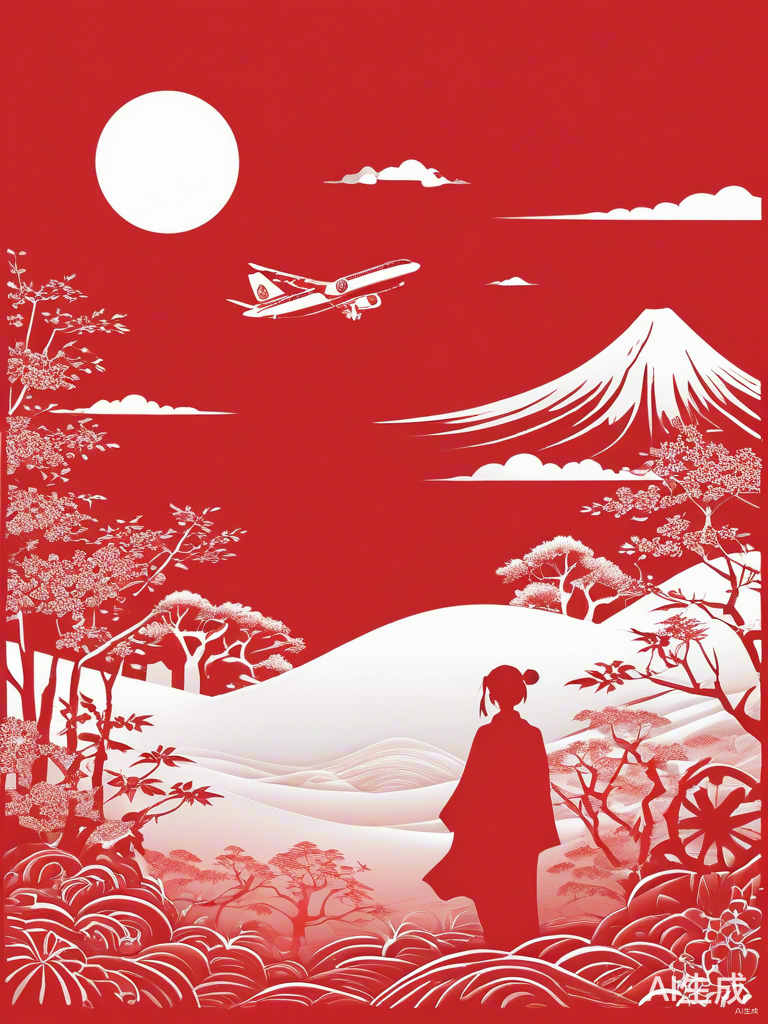 极简中国剪纸风格关于师恩难忘的红色矢量设计