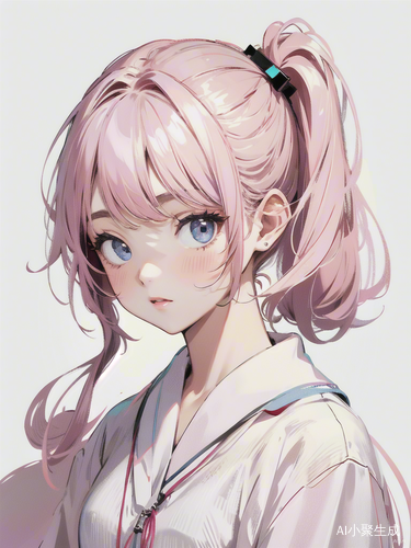 黑色双马尾大眼萝莉萌妹子睡衣