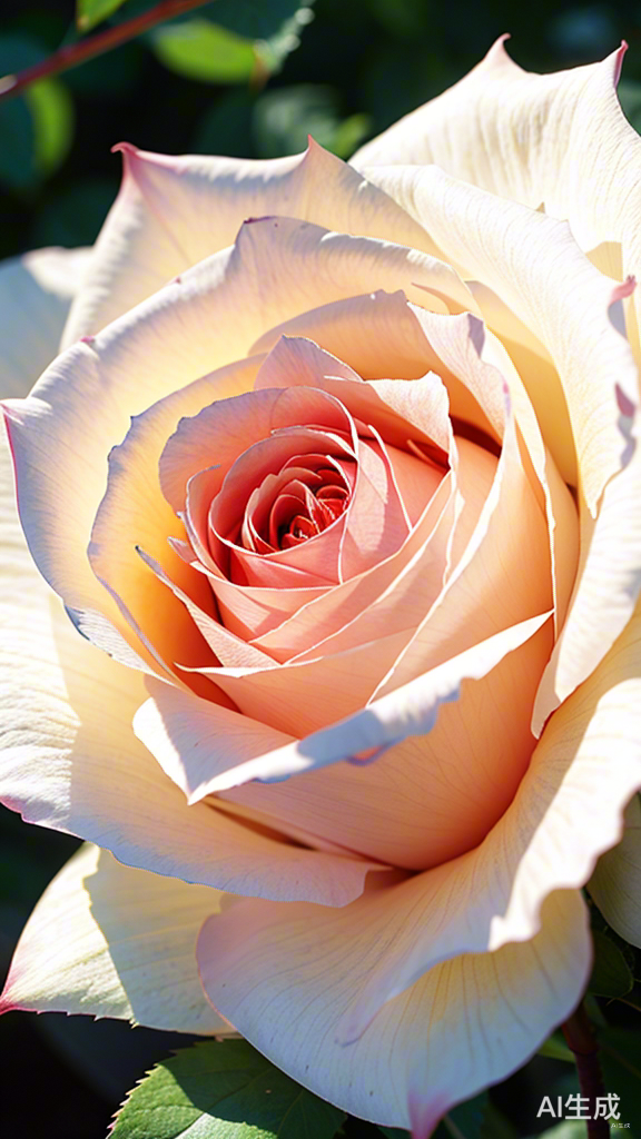 天空中的阳光与香薰色小玫瑰蝴蝶的美丽风景