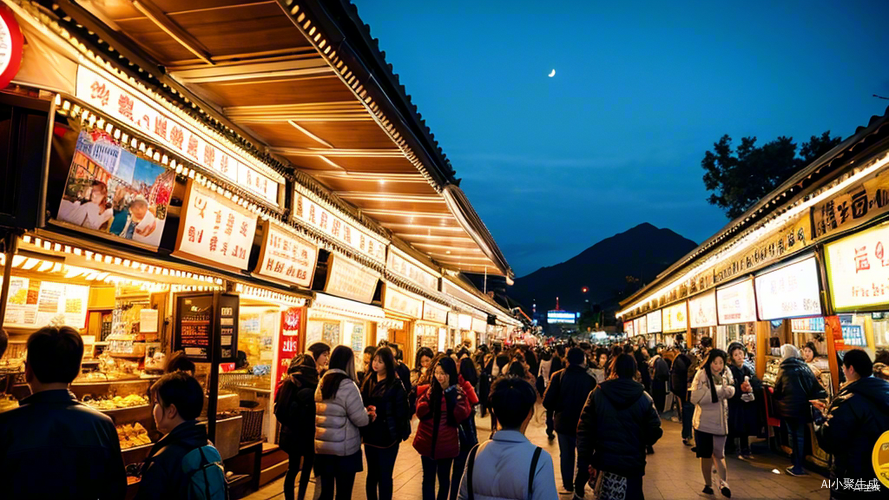 小区门口夜市活动吸引居民积极参与
