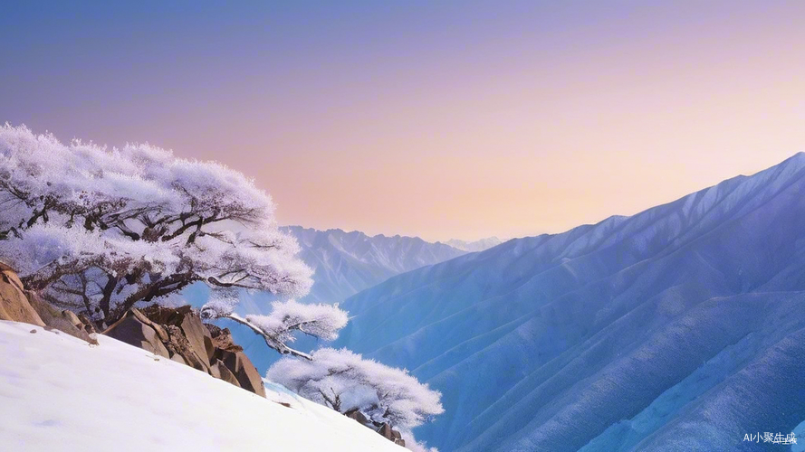 天山雪莲下的花影与血红双眸的相遇