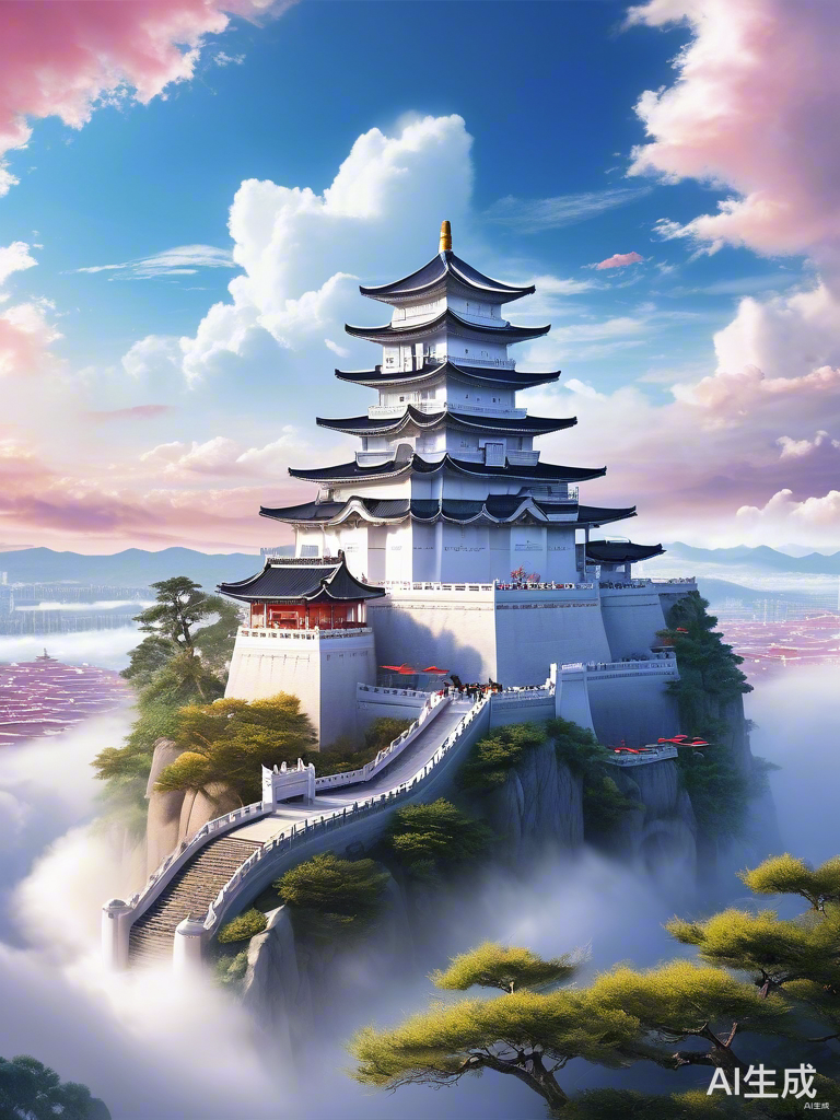 早发白帝城诗人的告别与彩云环绕