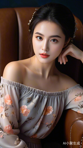 高分辨率8K壁纸年轻女子精细细节插图