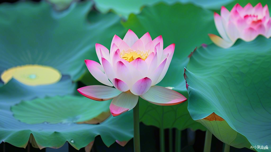清净庄严的莲花台