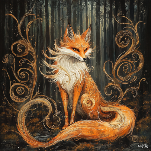 九尾狐 (Nine-Tailed Fox)人类形态 (Human Form)美丽面庞 (Beautiful Face)神秘眼睛 (Mysterious Eyes)九条尾巴 (Nine Tails)优雅气质 (Elegant Aura)具有灵性 (Spiritual Presence)夜间活动 (Nocturnal Activity)森林背景 (Forest Background)人类与自然的联系 (Connection with Nature)现代神话 (Modern Mythology)魅力与神秘 (Charm and Mystery)V6.1模型，最好的画质