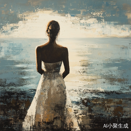 海边的背影
