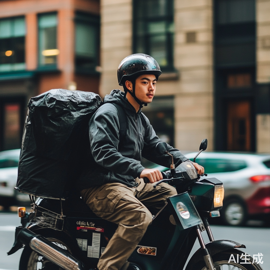 外卖员的人生故事与奋斗之路