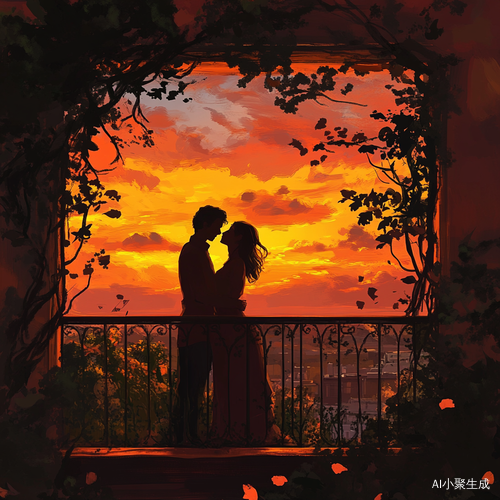日落温柔人间浪漫
