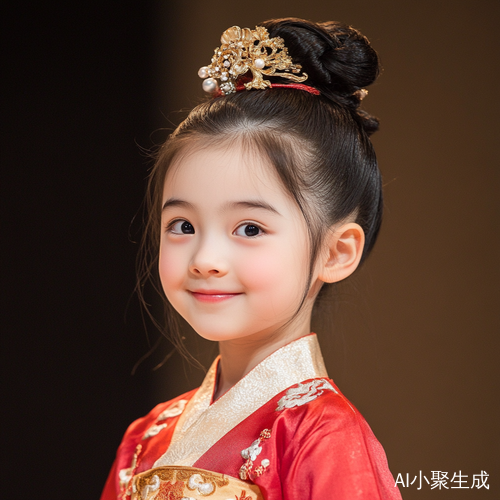 唐朝绸缎服饰展现中国文化特色的优秀女生