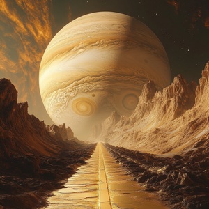 地球人建成通往木通往木星黄金大道