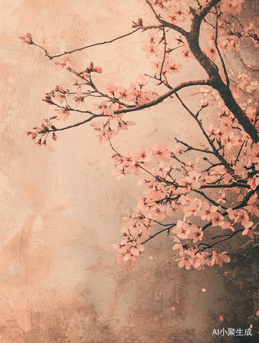 古代言情小说封面桃花凄凉氛围祈愿