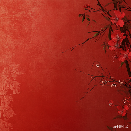 中医文化红色PPT背景设计