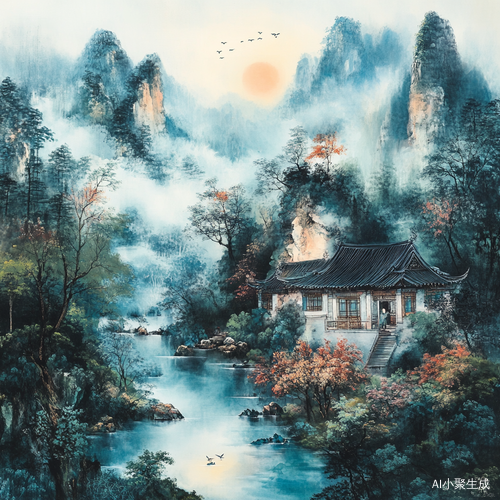 早安吉祥风景画面