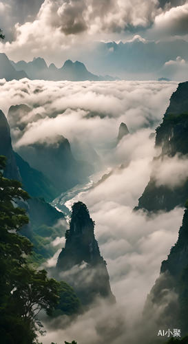 高山流水 天门山奇景