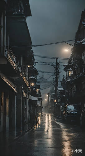 夜晚雷雨