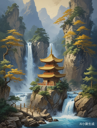 鎏金山河的艺术薯绘画之旅