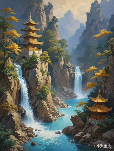 鎏金山河的艺术薯绘画之旅