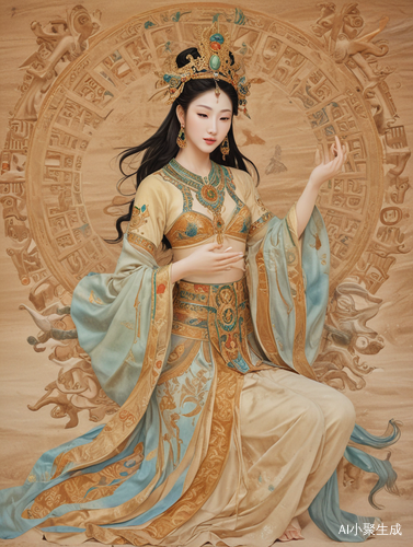 敦煌神女风金灿灿的更像我心中的敦煌飞天