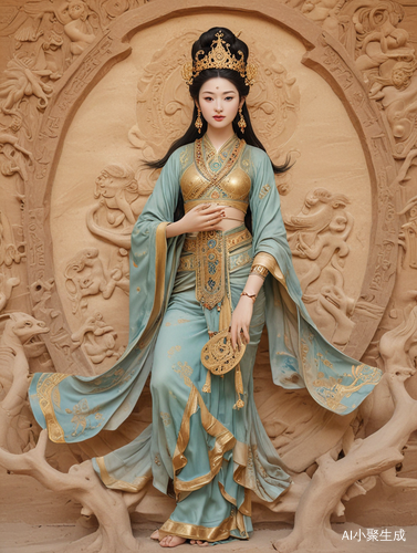 敦煌神女风金灿灿的更像我心中的敦煌飞天