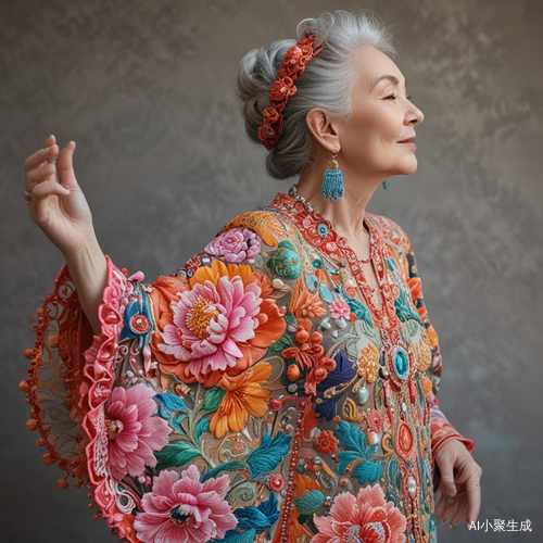 华美创意艺术礼服：独一无二的芍药花造型