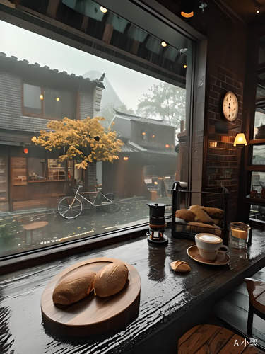 室内室外雨景逼真对比