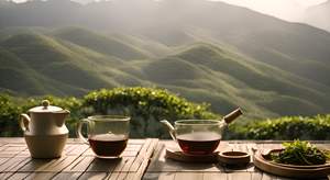 益凰品牌茶叶在茶山中的泡茶体验