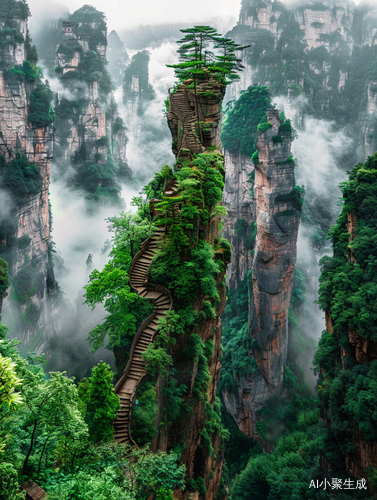 The Captivating Beauty of an Ancient Land: Cliffs, Water, and Moss