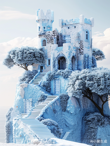 青花房-城堡建筑的幻梦世界