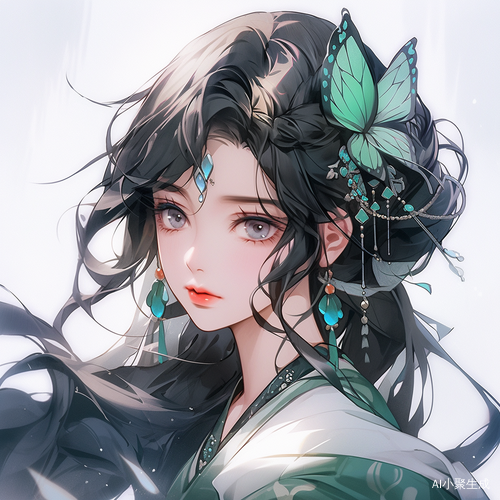 清冷仙气的古装少女丹凤眼