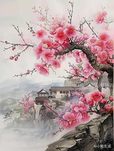 中式意境｜人面桃花笑春风，赞叹春天的美