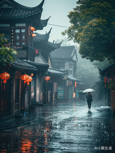 江南烟雨，江南凤凰古城真实拍摄高清