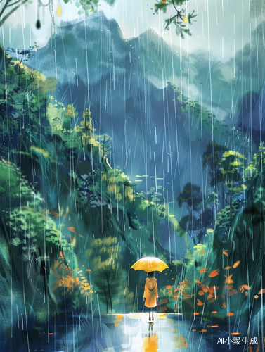 Spring River Rain