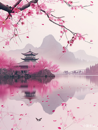 粉红江山春依旧