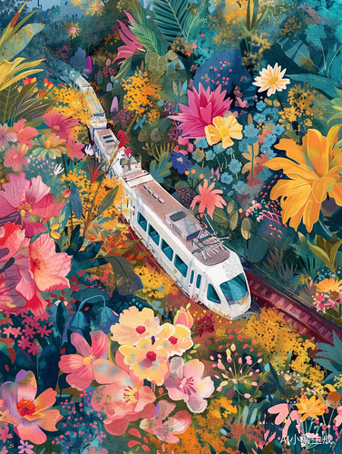 Colorful Spring Journey
