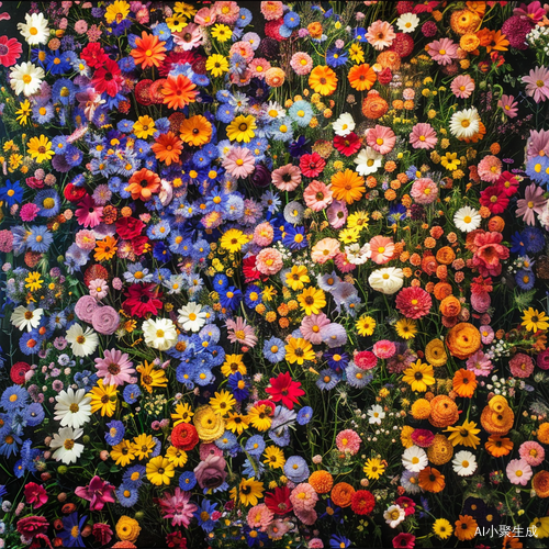 繁花墙画