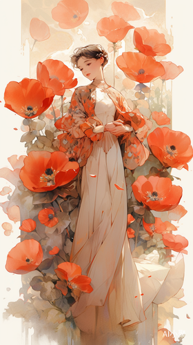 A Dynamic and Detailed Poppy Princess: Perfect Anatomy in Comic and Illustration Styles