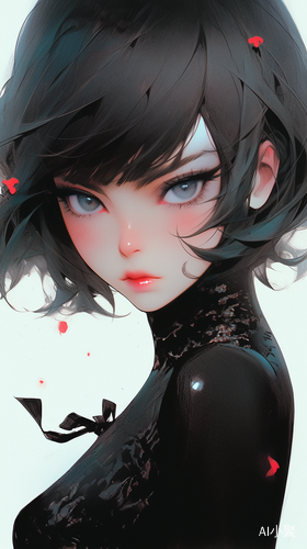 Beautiful Japanese Model: Detailed Character Design by Kuvshinov Ilya