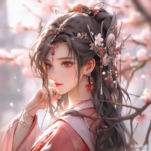 中国古代优雅少女
